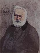 Felix Vallotton Portrait decoratif of Victor Hugo USA oil painting artist